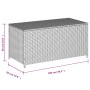 Caja de almacenaje de jardín ratán sintético beige mezcla 190L von , Aufbewahrungsboxen für den Außenbereich - Ref: Foro24-36...