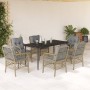 Set comedor de jardín 7 pzas con cojines ratán sintético beige von , Gartensets - Ref: Foro24-3212156, Preis: 741,94 €, Rabat...