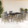 Set comedor de jardín 7 pzas con cojines ratán sintético beige von , Gartensets - Ref: Foro24-3212163, Preis: 758,75 €, Rabat...