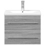 Mueble de baño con lavabo integrado gris Sonoma von , Badezimmerwaschtische - Ref: Foro24-3278774, Preis: 209,50 €, Rabatt: %