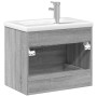 Mueble de baño con lavabo integrado gris Sonoma von , Badezimmerwaschtische - Ref: Foro24-3278774, Preis: 209,50 €, Rabatt: %