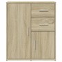 Aparador de madera de ingeniería roble Sonoma 60x31x70 cm by , Sideboards - Ref: Foro24-840480, Price: 84,43 €, Discount: %