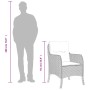 Set de muebles jardín 5 pzas con cojines ratán sintético negro by , Garden sets - Ref: Foro24-3211929, Price: 528,13 €, Disco...
