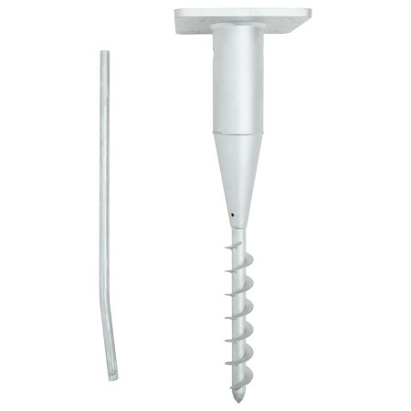 Base para sombrilla enterrada con varilla acero 16x16x52 cm von , Schirmständer - Ref: Foro24-4003369, Preis: 44,94 €, Rabatt: %