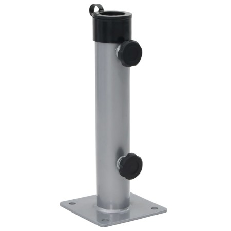 Base de sombrilla para mástil Ø38/48 mm acero plateado von , Schirmständer - Ref: Foro24-4003374, Preis: 19,31 €, Rabatt: %
