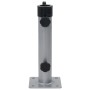 Base de sombrilla para mástil Ø38/48 mm acero plateado