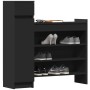 Zapatero madera de ingeniería negro 100,5x28x100 cm by , Shoe racks and shoe organizers - Ref: Foro24-840423, Price: 103,10 €...