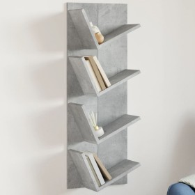 Estantería de pared 4 niveles gris hormigón 33x16x90 cm von , Regale und Regale - Ref: Foro24-840719, Preis: 38,80 €, Rabatt: %