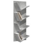 Estantería de pared 4 niveles gris hormigón 33x16x90 cm von , Regale und Regale - Ref: Foro24-840719, Preis: 38,80 €, Rabatt: %