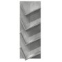 Estantería de pared 4 niveles gris hormigón 33x16x90 cm von , Regale und Regale - Ref: Foro24-840719, Preis: 38,80 €, Rabatt: %