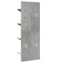 Estantería de pared 4 niveles gris hormigón 33x16x90 cm von , Regale und Regale - Ref: Foro24-840719, Preis: 38,80 €, Rabatt: %