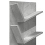 Estantería de pared 4 niveles gris hormigón 33x16x90 cm von , Regale und Regale - Ref: Foro24-840719, Preis: 38,80 €, Rabatt: %