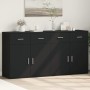 Aparadores 2 unidades madera de ingeniería negro 79x38x80 cm von , Sideboards - Ref: Foro24-3276617, Preis: 211,58 €, Rabatt: %