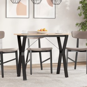 Patas de mesa de comedor estructura Y acero 80x40x73 cm by , Table legs - Ref: Foro24-357933, Price: 65,50 €, Discount: %