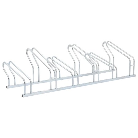 Soporte para 6 bicicletas suelo independiente acero galvanizado by , Bases and supports for storing bicycles - Ref: Foro24-40...