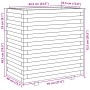 Jardinera madera maciza de abeto Douglas 70x40x72,5 cm von , Töpfe und Pflanzgefäße - Ref: Foro24-3282592, Preis: 177,81 €, R...