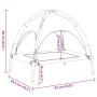 Cama para perros con dosel antracita tela oxford y acero von , Betten für Hunde - Ref: Foro24-172596, Preis: 31,04 €, Rabatt: %