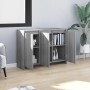 Aparador de madera de ingeniería gris Sonoma 102x33x75 cm by , Sideboards - Ref: Foro24-813015, Price: 102,89 €, Discount: %