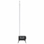 Estufa leña de tienda con chimenea patas plegables acero negro by , Chimneys - Ref: Foro24-4005748, Price: 142,49 €, Discount: %
