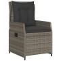 Set comedor de jardín 5 piezas con cojines ratán sintético gris de , Conjuntos de jardín - Ref: Foro24-3262864, Precio: 695,2...