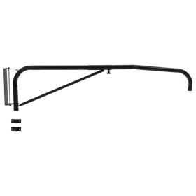 Soporte de pared para manguera ducha de caballos acero negro de , Cuidado de caballos - Ref: Foro24-172487, Precio: 49,71 €, ...