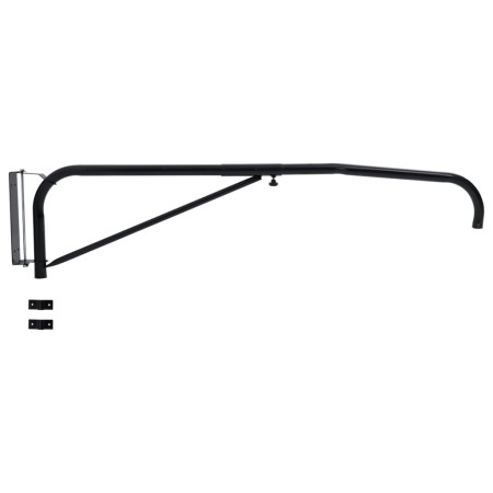Soporte de pared para manguera ducha de caballos acero negro by , horse care - Ref: Foro24-172487, Price: 50,69 €, Discount: %