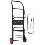 Carrito de silla de montar plegable acero negro von , Zubehör für Pferdezügel - Ref: Foro24-172502, Preis: 137,36 €, Rabatt: %