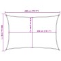 Toldo de vela HDPE marrón 160 g/m² 3x4 m von , Sonnenschirme - Ref: Foro24-311787, Preis: 32,74 €, Rabatt: %