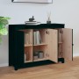 Aparador de madera maciza de pino negro 100x35x74 cm de , Aparadores - Ref: Foro24-814563, Precio: 155,52 €