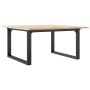Mesa de centro marco O madera maciza pino y acero 80x80x45 cm von , Küchen- und Esstische - Ref: Foro24-3282663, Preis: 82,47...