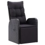 Set de comedor de jardín 7 pzas y cojines ratán sintético negro by , Garden sets - Ref: Foro24-3277632, Price: 1,00 €, Discou...