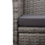 Set comedor jardín 9 pzas y cojines ratán sintético gris by , Garden sets - Ref: Foro24-3277548, Price: 1,00 €, Discount: %