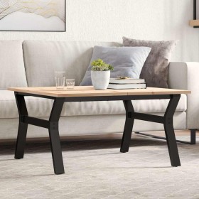 Mesa de centro marco Y madera maciza pino y acero 80x80x45 cm von , Küchen- und Esstische - Ref: Foro24-3282707, Preis: 81,93...