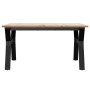 Mesa de centro marco Y madera maciza pino y acero 80x80x45 cm von , Küchen- und Esstische - Ref: Foro24-3282707, Preis: 81,93...