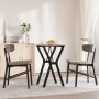Mesa de comedor marco Y madera maciza pino y acero 50x50x75 cm von , Küchen- und Esstische - Ref: Foro24-3282713, Preis: 71,8...