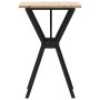 Mesa de comedor marco Y madera maciza pino y acero 50x50x75 cm von , Küchen- und Esstische - Ref: Foro24-3282713, Preis: 71,8...
