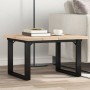 Mesa de centro marco O madera maciza pino y acero 60x60x40,5 cm von , Küchen- und Esstische - Ref: Foro24-3282726, Preis: 74,...