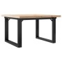 Mesa de centro marco O madera maciza pino y acero 60x60x40,5 cm von , Küchen- und Esstische - Ref: Foro24-3282726, Preis: 74,...