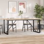 Mesa de comedor marco O madera maciza pino acero 200x100x75,5cm von , Küchen- und Esstische - Ref: Foro24-3282745, Preis: 211...