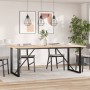 Mesa de comedor marco O madera maciza pino acero 200x100x75,5cm von , Küchen- und Esstische - Ref: Foro24-3282745, Preis: 211...