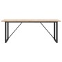 Mesa de comedor marco O madera maciza pino acero 200x100x75,5cm von , Küchen- und Esstische - Ref: Foro24-3282745, Preis: 211...