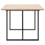 Mesa de comedor marco O madera maciza pino acero 200x100x75,5cm von , Küchen- und Esstische - Ref: Foro24-3282745, Preis: 211...