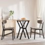 Mesa de comedor marco Y madera maciza pino y acero 50x50x75,5cm von , Küchen- und Esstische - Ref: Foro24-3282779, Preis: 76,...
