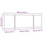 Pizarra magnética plegable aluminio 200x60x1,7 cm von , Ausstellungstafeln - Ref: Foro24-4005369, Preis: 69,43 €, Rabatt: %