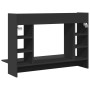 Escritorio de pared madera de ingeniería negro 105x48x75 cm von , Schreibtische - Ref: Foro24-847969, Preis: 81,42 €, Rabatt: %