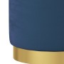 Taburete redondo con almacenaje terciopelo azul von , Klapphocker und Stühle - Ref: Foro24-340284, Preis: 44,77 €, Rabatt: %