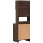 Mueble de cocina madera ingeniería marrón roble 60x50x180 cm von , Küchenschränke - Ref: Foro24-3276643, Preis: 178,25 €, Rab...
