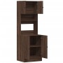 Mueble de cocina madera ingeniería marrón roble 60x50x180 cm von , Küchenschränke - Ref: Foro24-3276643, Preis: 178,25 €, Rab...