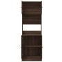 Mueble de cocina madera ingeniería marrón roble 60x50x180 cm von , Küchenschränke - Ref: Foro24-3276643, Preis: 178,25 €, Rab...