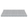 Toldo retráctil aluminio y tela gris antracita y blanco 4x3 m de , Toldos - Ref: Foro24-3216105, Precio: 258,25 €, Descuento: %